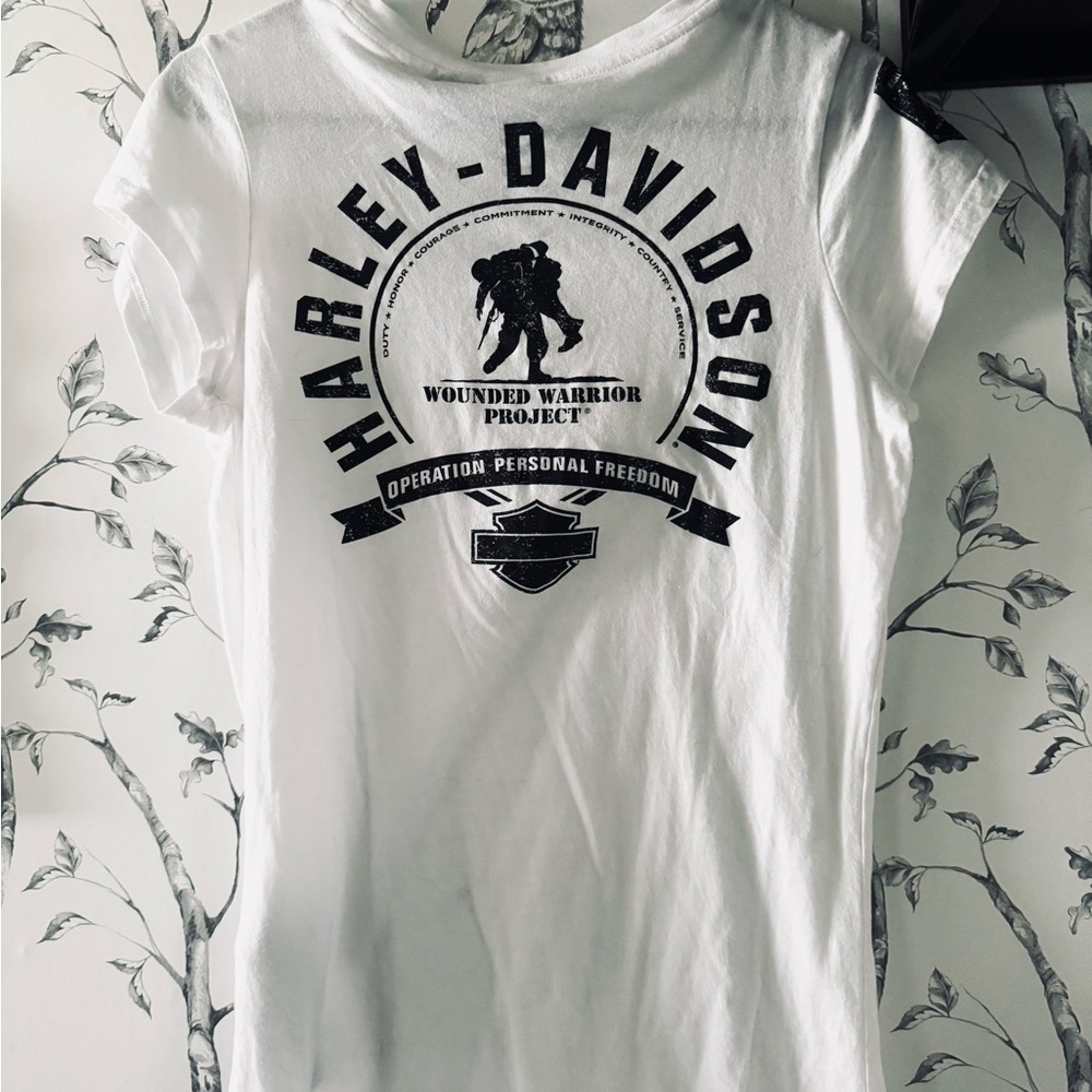 Harley-Davidson Wounded Warrior Project Operation Personal Freedom Shirt, Sz M